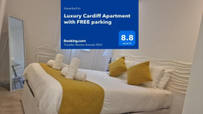 Luxury Cardiff Apartment with Free parking, Free high-speed internet, Fully Equipped Kitchen